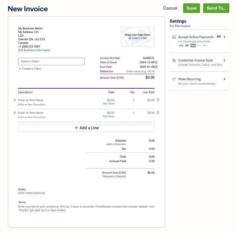 Invoice Template