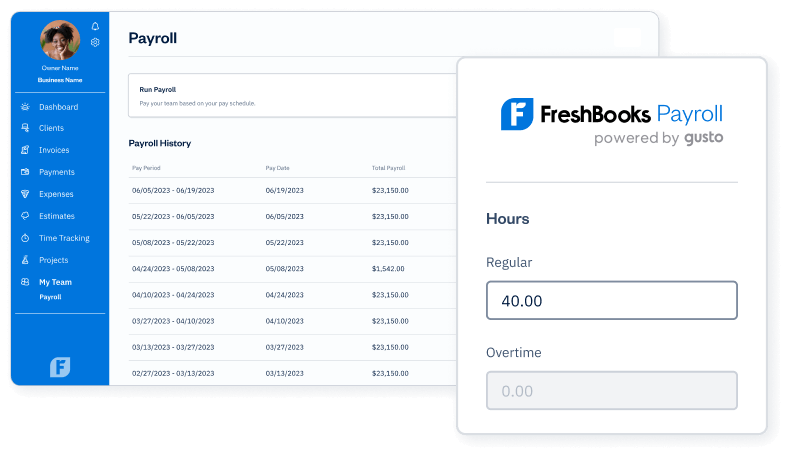 FreshBooks Payroll Software