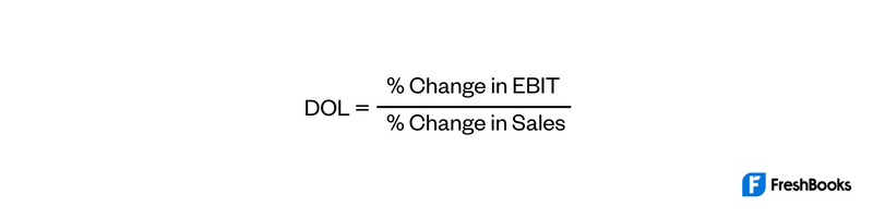 Degree of Operating Leverage Formula